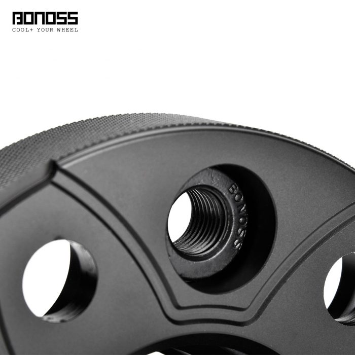 BONOSS Forged Active Cooling Hubcentric Wheel Spacers 5 Lugs Wheel Adapters Spurverbreiterungen Aluminum Wheel Spacers (6)
