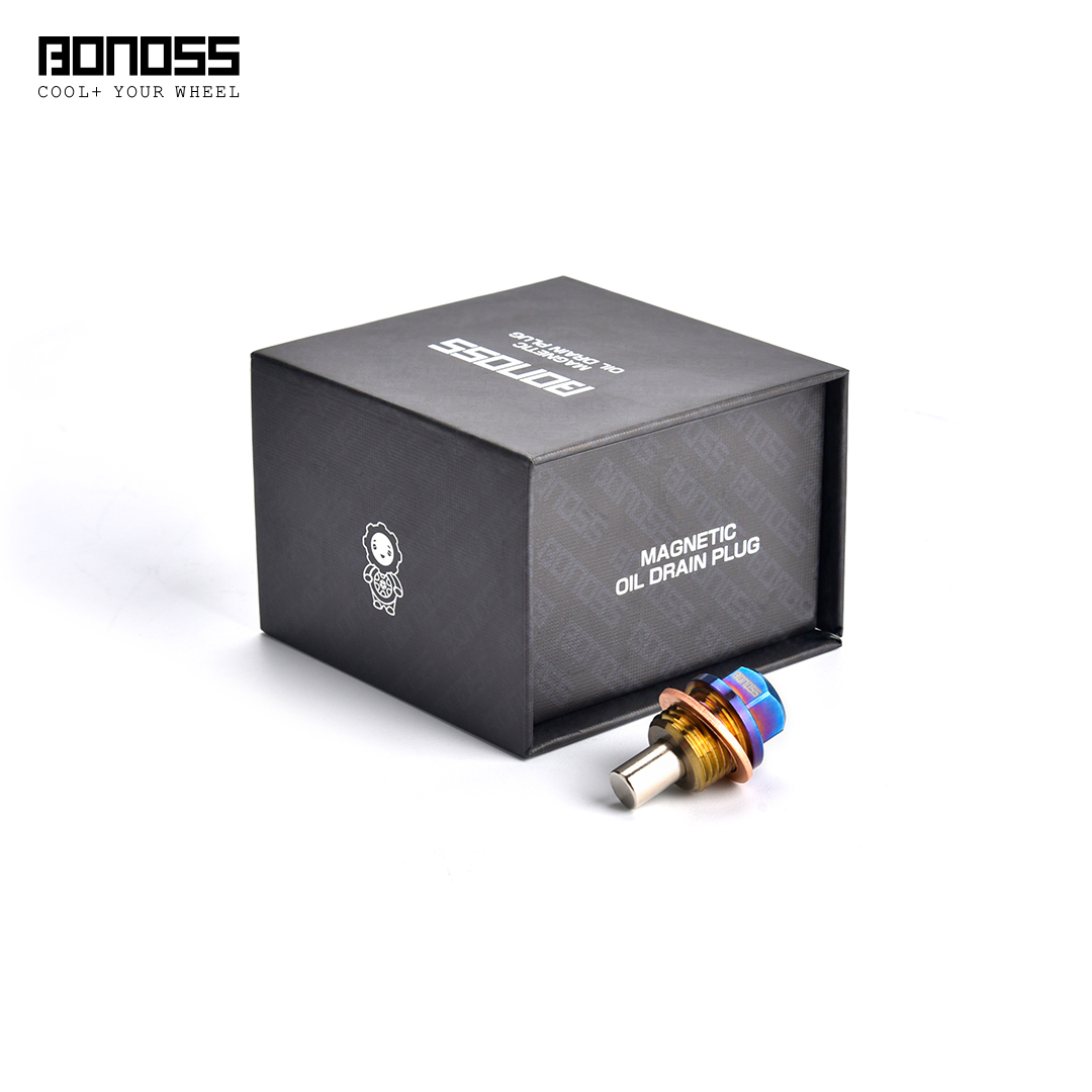 BONOSS Forged Titanium Magnetic Oil Drain Plug Kit M14x1.5 for Volkswagen  VW Golf /Passat /Touareg /Lavida /Tiguan (except for 3rd EA888) - BONOSS
