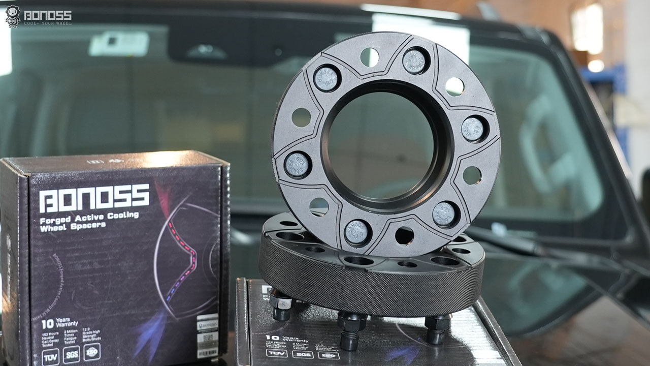 What Size Lug Nut Pattern is A Toyota Tacoma Spacer BONOSS Forged Active Cooling Hubcentric Aluminum Alloy Rim Spacers CHZ