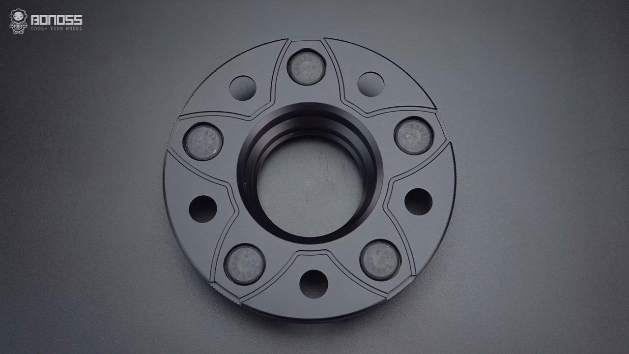 The Latest 2024-2025 Xiaomi SU7 Wheel Spacer Size Flush Wheel Fitment Guide BONOSS Forged Active Cooling Aluminum Hubcentric Spacers Before and After CHZ (4)